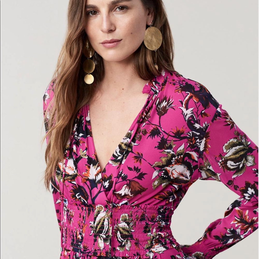 DVF Henrietta romper pink floral - Picture 3 of 6
